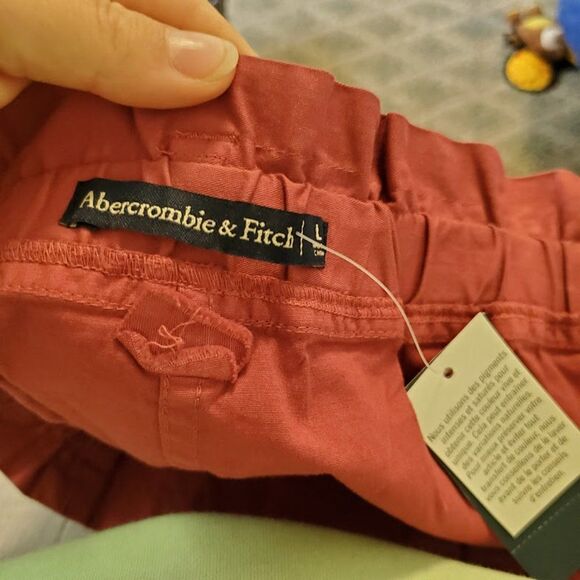 Abercrombie & Fitch Cranberry Paperbag Buttoned Skirt - Picture 6 of 8